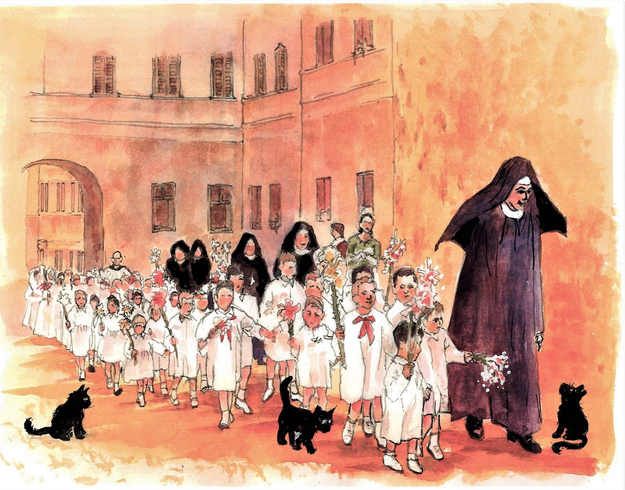 Cats And Nuns And Schoolchildren