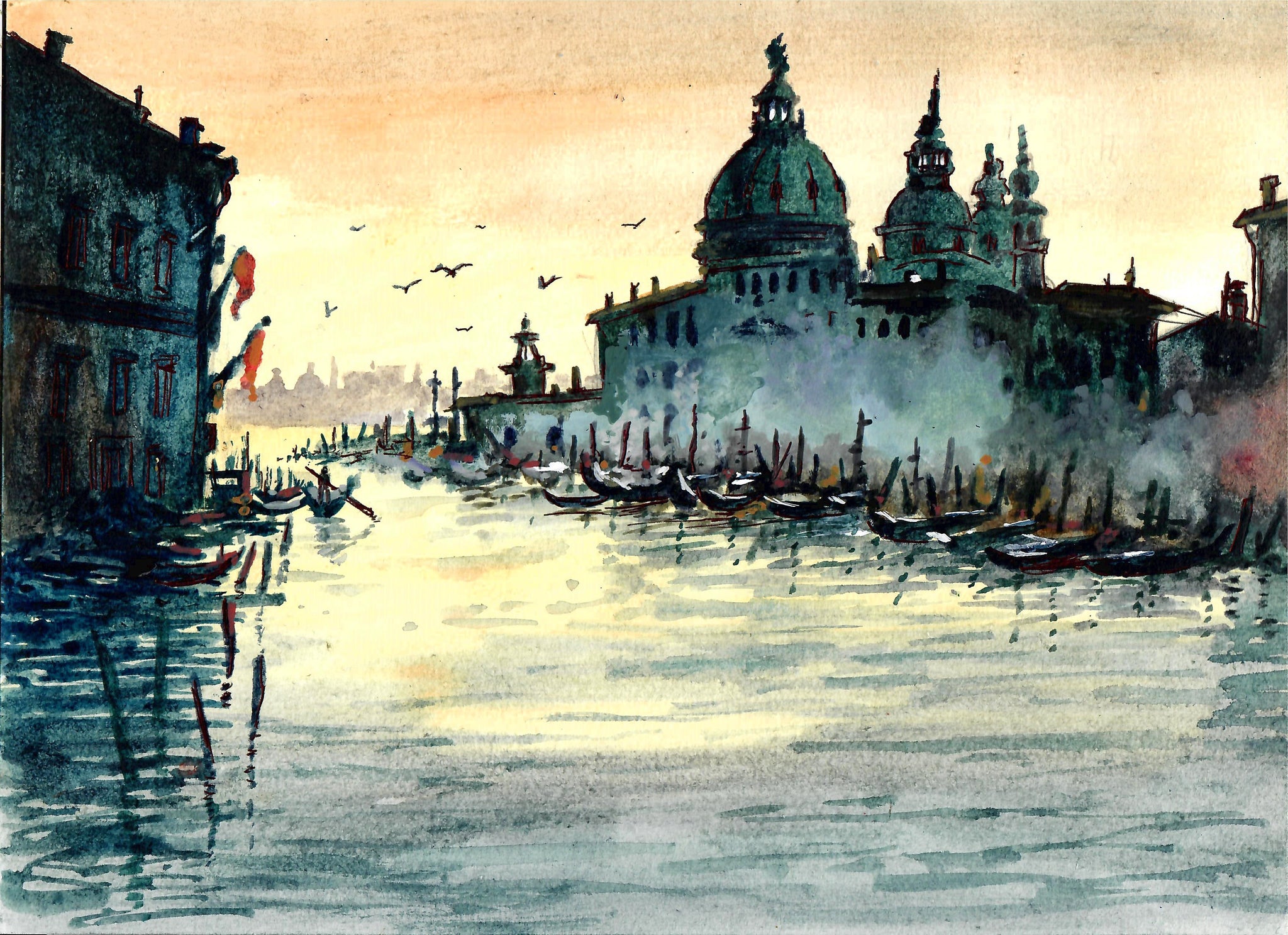 Cities - Venice At Dusk, Venice Italy, Venice Canal, Italian City, Italian Art